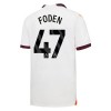 Conjunto (Camiseta+Pantalón Corto) Manchester City Foden 47 Segunda Equipación 23-24 - Niño